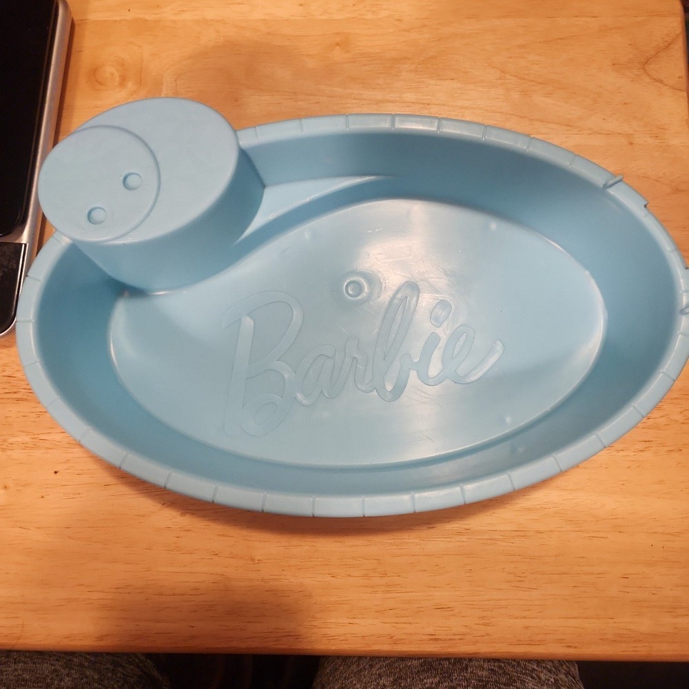 Mattel Barbie Doll Replacement Part Swimming Pool Tub Blue 2019